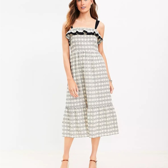 LOFT Plaid Dress - Picture 4 of 6